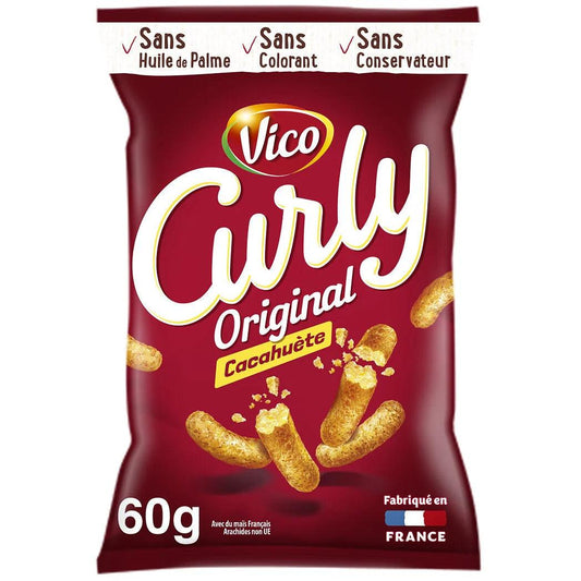 Curly - Biscuits apéritif cacahuète l'Original - EDEN STORE